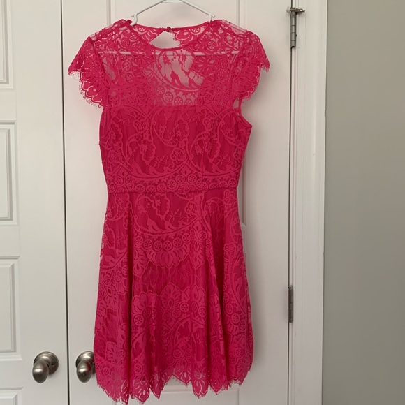 BB Dakota "Rhianna" Illusion Yoke Lace Fit & Flare - Picture 7 of 8